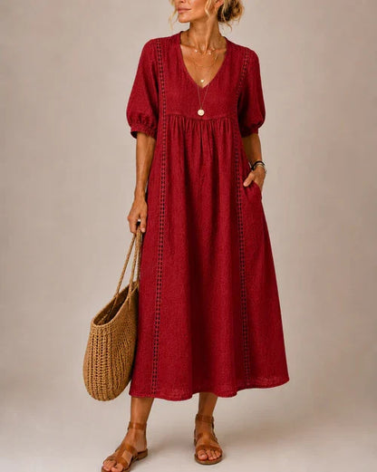 Élodie™ | Vestido midi de verão