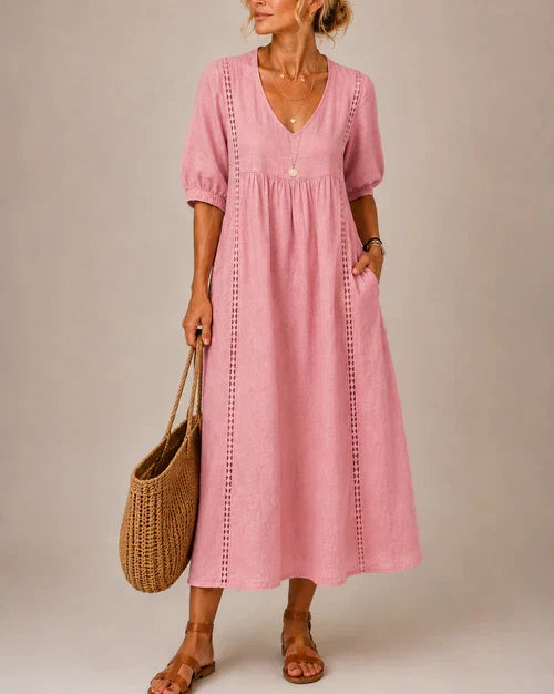 Élodie™ | Vestido midi de verão